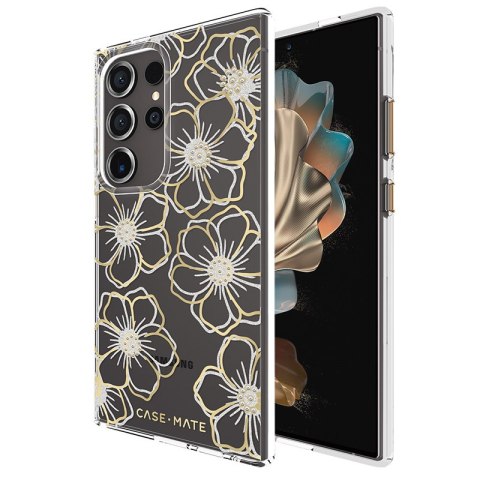 Case-Mate Floral Gems - Etui Samsung Galaxy S24 Ultra (Gold) Case-Mate Floral Gems - Etui Samsung Galaxy S24 Ultra (Gold)
