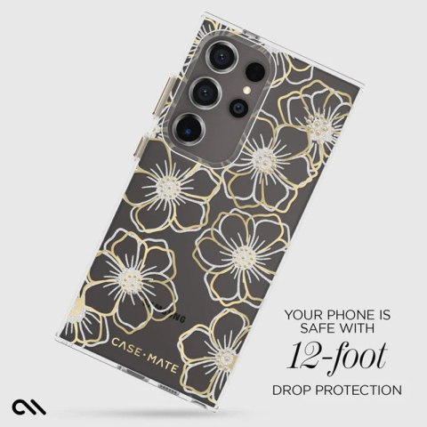 Case-Mate Floral Gems - Etui Samsung Galaxy S24 Ultra (Gold) Case-Mate Floral Gems - Etui Samsung Galaxy S24 Ultra (Gold)