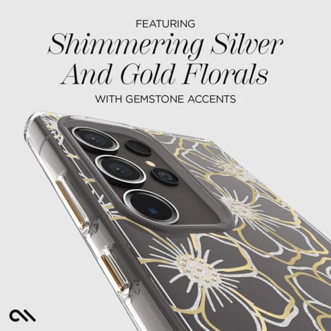 Case-Mate Floral Gems - Etui Samsung Galaxy S24 Ultra (Gold) Case-Mate Floral Gems - Etui Samsung Galaxy S24 Ultra (Gold)
