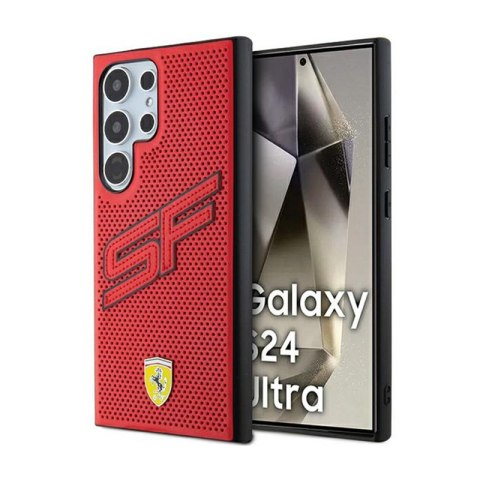 Ferrari Big SF Perforated - Etui Samsung Galaxy S24 Ultra (czerwony) Ferrari Big SF Perforated - Etui Samsung Galaxy S24 Ultra (czerwony)