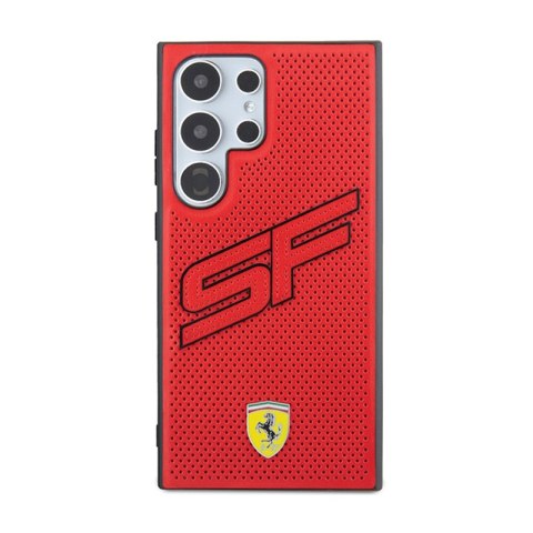 Ferrari Big SF Perforated - Etui Samsung Galaxy S24 Ultra (czerwony) Ferrari Big SF Perforated - Etui Samsung Galaxy S24 Ultra (czerwony)