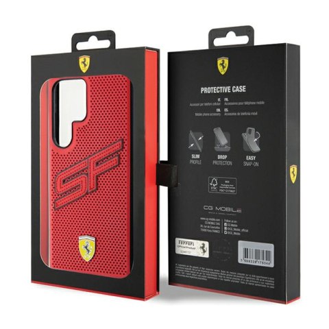 Ferrari Big SF Perforated - Etui Samsung Galaxy S24 Ultra (czerwony) Ferrari Big SF Perforated - Etui Samsung Galaxy S24 Ultra (czerwony)