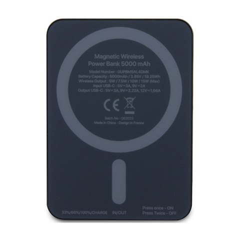 Mercedes Stars Pattern MagSafe - Power Bank indukcyjny 5000 mAh 15W MagSafe (czarny) Mercedes Stars Pattern MagSafe - Power Bank indukcyjny 5000 mAh 15W MagSafe (czarny)