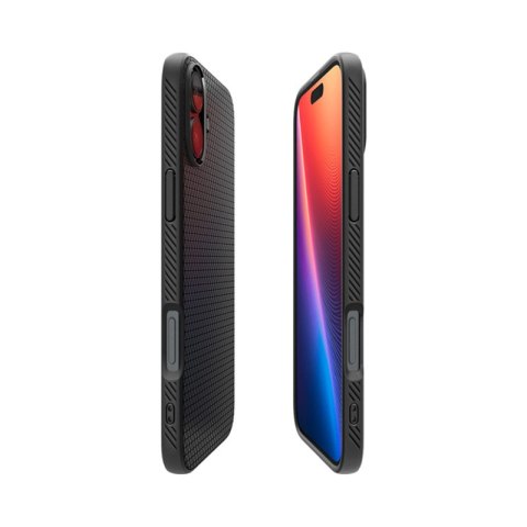 Spigen Liquid Air - Etui do iPhone 16 Plus (Matte Black) Spigen Liquid Air - Etui do iPhone 16 Plus (Matte Black)