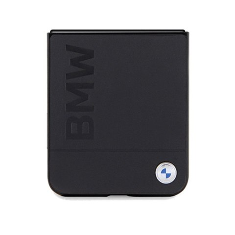 BMW Leather Hot Stamp - Etui Samsung Galaxy Z Flip 5 (czarny) BMW Leather Hot Stamp - Etui Samsung Galaxy Z Flip 5 (czarny)