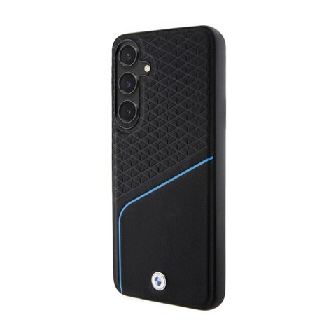 BMW Signature Leather Textured & Line MagSafe - Etui Samsung Galaxy S24 (czarny) BMW Signature Leather Textured & Line MagSafe - Etui Samsung Galaxy S24 (czarny)