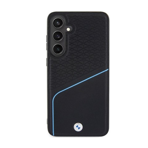 BMW Signature Leather Textured & Line MagSafe - Etui Samsung Galaxy S24 (czarny) BMW Signature Leather Textured & Line MagSafe - Etui Samsung Galaxy S24 (czarny)
