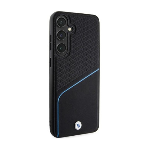 BMW Signature Leather Textured & Line MagSafe - Etui Samsung Galaxy S24 (czarny) BMW Signature Leather Textured & Line MagSafe - Etui Samsung Galaxy S24 (czarny)