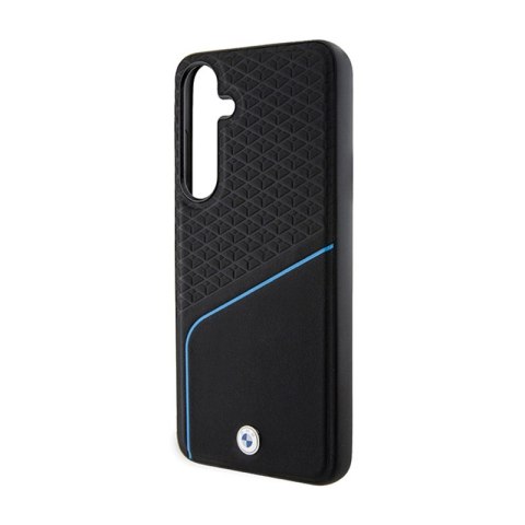 BMW Signature Leather Textured & Line MagSafe - Etui Samsung Galaxy S24 (czarny) BMW Signature Leather Textured & Line MagSafe - Etui Samsung Galaxy S24 (czarny)