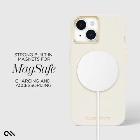 Case-Mate Silicone MagSafe - Etui iPhone 15 / iPhone 14 / iPhone 13 (Beige) Case-Mate Silicone MagSafe - Etui iPhone 15 / iPhone 14 / iPhone 13 (Beige)
