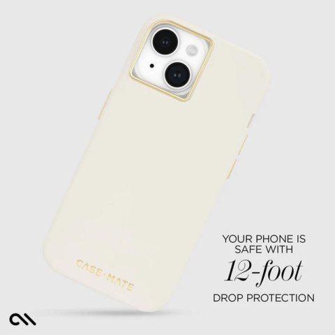 Case-Mate Silicone MagSafe - Etui iPhone 15 / iPhone 14 / iPhone 13 (Beige) Case-Mate Silicone MagSafe - Etui iPhone 15 / iPhone 14 / iPhone 13 (Beige)