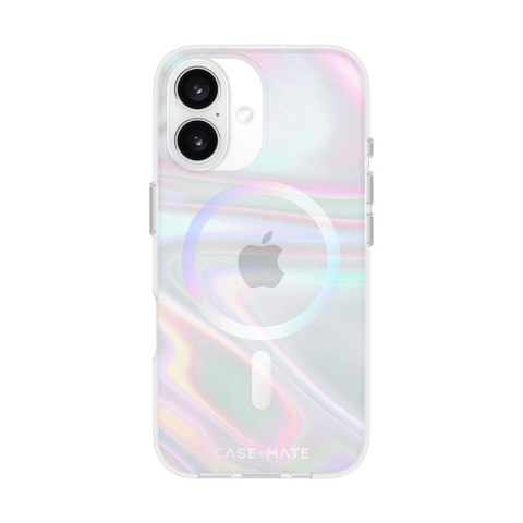 Case-Mate Soap Bubble MagSafe - Etui iPhone 16 (Iridescent) Case-Mate Soap Bubble MagSafe - Etui iPhone 16 (Iridescent)