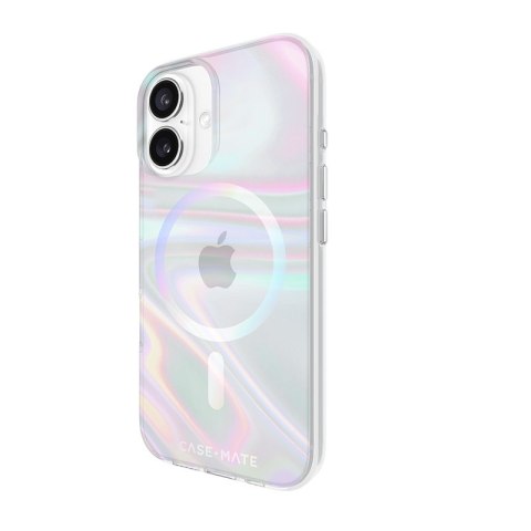 Case-Mate Soap Bubble MagSafe - Etui iPhone 16 (Iridescent) Case-Mate Soap Bubble MagSafe - Etui iPhone 16 (Iridescent)