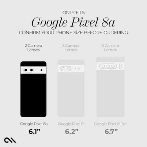 Case-Mate Tough Clear - Etui Google Pixel 8A (Przezroczysty) Case-Mate Tough Clear - Etui Google Pixel 8A (Przezroczysty)