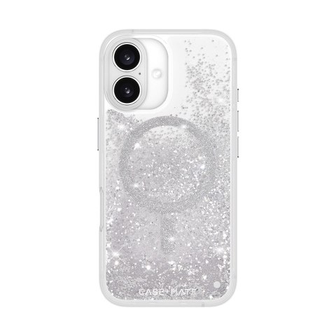 Case-Mate Waterfall MagSafe - Etui iPhone 16 (Silver) Case-Mate Waterfall MagSafe - Etui iPhone 16 (Silver)
