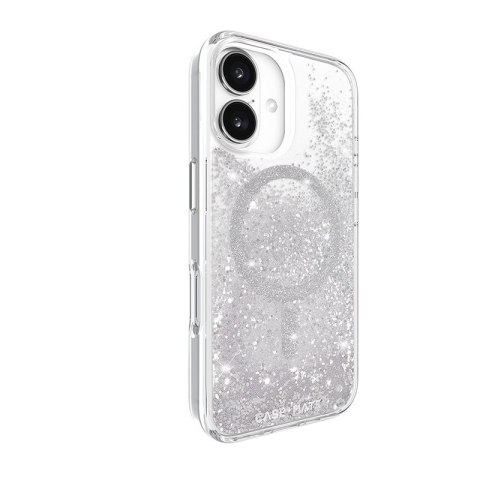 Case-Mate Waterfall MagSafe - Etui iPhone 16 (Silver) Case-Mate Waterfall MagSafe - Etui iPhone 16 (Silver)