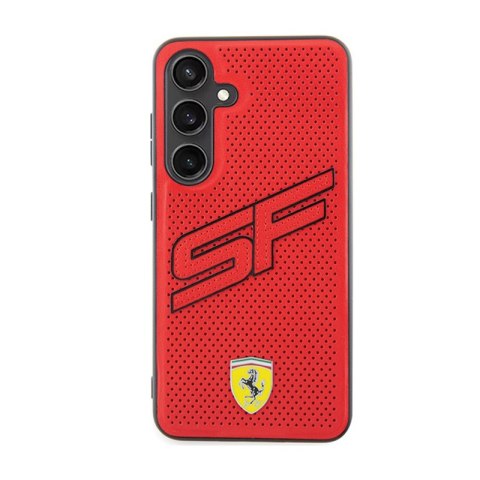 Ferrari Big SF Perforated - Etui Samsung Galaxy S24 (czerwony) Ferrari Big SF Perforated - Etui Samsung Galaxy S24 (czerwony)
