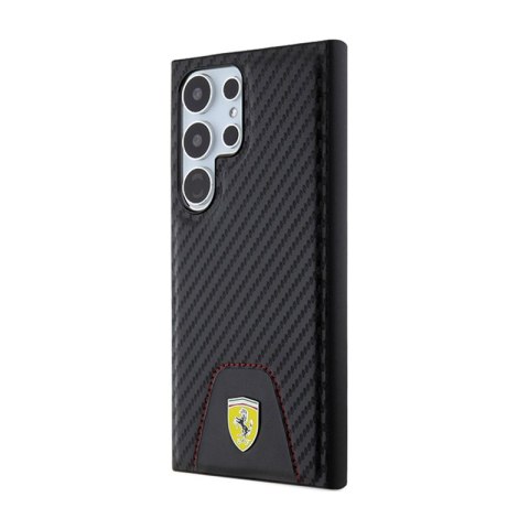 Ferrari Carbon Stitched Bottom - Etui Samsung Galaxy S24 Ultra (czarny) Ferrari Carbon Stitched Bottom - Etui Samsung Galaxy S24 Ultra (czarny)