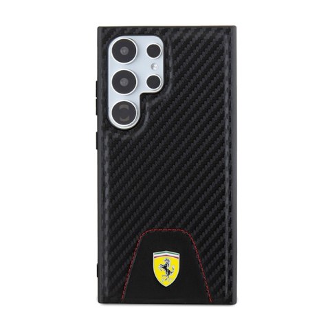 Ferrari Carbon Stitched Bottom - Etui Samsung Galaxy S24 Ultra (czarny) Ferrari Carbon Stitched Bottom - Etui Samsung Galaxy S24 Ultra (czarny)