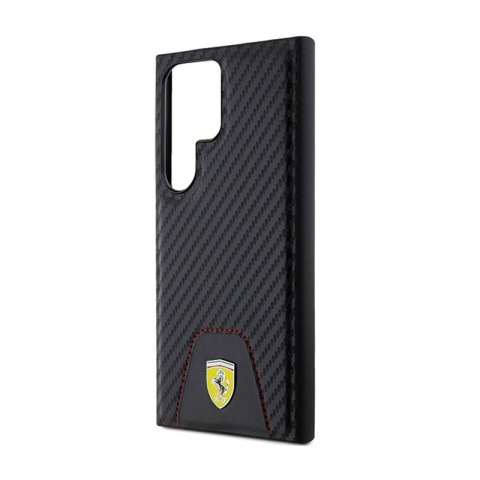 Ferrari Carbon Stitched Bottom - Etui Samsung Galaxy S24 Ultra (czarny) Ferrari Carbon Stitched Bottom - Etui Samsung Galaxy S24 Ultra (czarny)