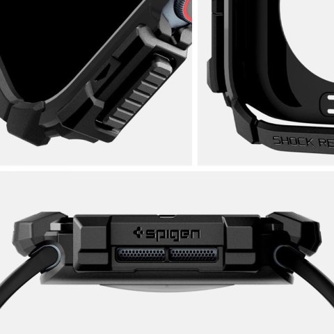 Spigen Rugged Armor - Obudowa do Apple Watch 10 46 mm (Matte Black) Spigen Rugged Armor - Obudowa do Apple Watch 10 46 mm (Matte Black)