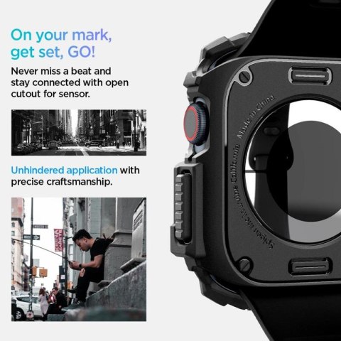 Spigen Rugged Armor - Obudowa do Apple Watch 10 46 mm (Matte Black) Spigen Rugged Armor - Obudowa do Apple Watch 10 46 mm (Matte Black)