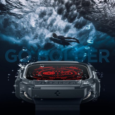 Spigen Rugged Armor - Obudowa do Apple Watch Ultra 1/2 49 mm (Dark Grey) Spigen Rugged Armor - Obudowa do Apple Watch Ultra 1/2 49 mm (Dark Grey)