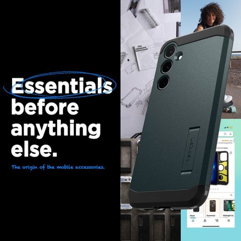 Spigen Tough Armor - Etui do Samsung Galaxy A55 5G (Abyss Green) Spigen Tough Armor - Etui do Samsung Galaxy A55 5G (Abyss Green)