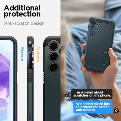 Spigen Tough Armor - Etui do Samsung Galaxy A55 5G (Abyss Green) Spigen Tough Armor - Etui do Samsung Galaxy A55 5G (Abyss Green)