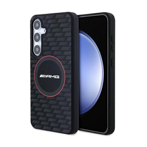 AMG Silicone Carbon Pattern MagSafe - Etui Samsung Galaxy S24 (czarny) AMG Silicone Carbon Pattern MagSafe - Etui Samsung Galaxy S24 (czarny)