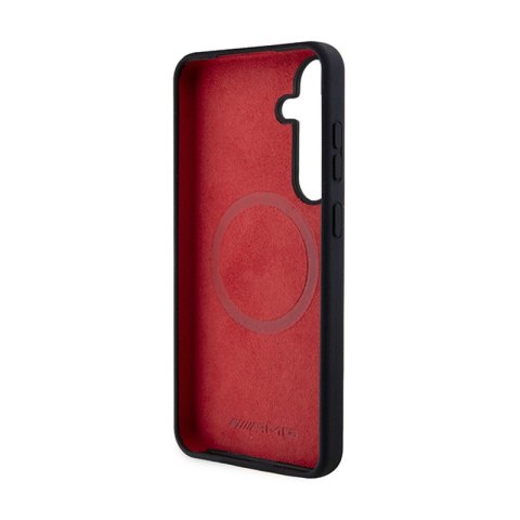 AMG Silicone Carbon Pattern MagSafe - Etui Samsung Galaxy S24 (czarny) AMG Silicone Carbon Pattern MagSafe - Etui Samsung Galaxy S24 (czarny)