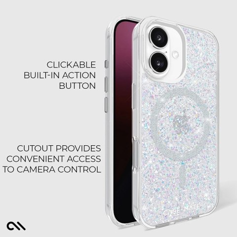 Case-Mate Twinkle MagSafe - Etui iPhone 16 (Disco) Case-Mate Twinkle MagSafe - Etui iPhone 16 (Disco)