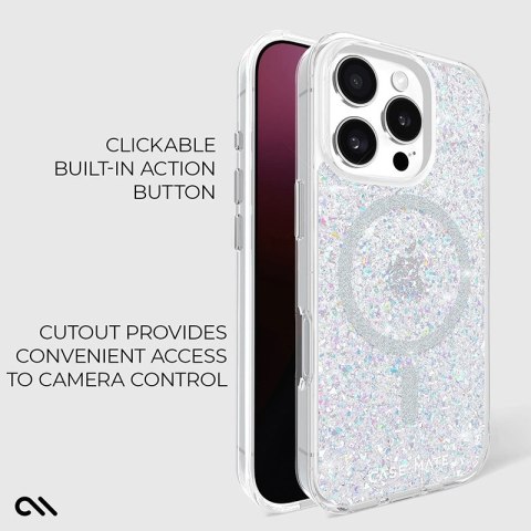 Case-Mate Twinkle MagSafe - Etui iPhone 16 Pro (Disco) Case-Mate Twinkle MagSafe - Etui iPhone 16 Pro (Disco)