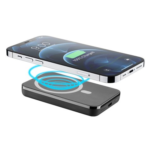 Cellularline MAG 5000 - Power bank indukcyjny 5000mAh 7.5W MagSafe (czarny) Cellularline MAG 5000 - Power bank indukcyjny 5000mAh 7.5W MagSafe (czarny)