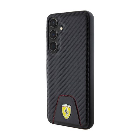 Ferrari Carbon Stitched Bottom - Etui Samsung Galaxy S24+ (czarny) Ferrari Carbon Stitched Bottom - Etui Samsung Galaxy S24+ (czarny)