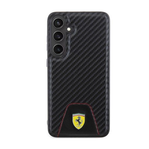 Ferrari Carbon Stitched Bottom - Etui Samsung Galaxy S24+ (czarny) Ferrari Carbon Stitched Bottom - Etui Samsung Galaxy S24+ (czarny)