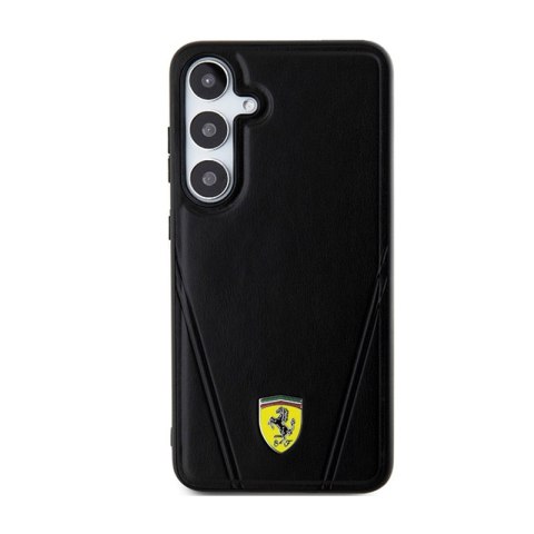 Ferrari Hot Stamp V Lines MagSafe - Etui Samsung Galaxy S24 (czarny) Ferrari Hot Stamp V Lines MagSafe - Etui Samsung Galaxy S24 (czarny)