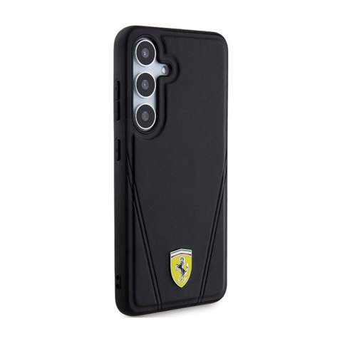 Ferrari Hot Stamp V Lines MagSafe - Etui Samsung Galaxy S24 (czarny) Ferrari Hot Stamp V Lines MagSafe - Etui Samsung Galaxy S24 (czarny)