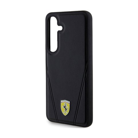 Ferrari Hot Stamp V Lines MagSafe - Etui Samsung Galaxy S24 (czarny) Ferrari Hot Stamp V Lines MagSafe - Etui Samsung Galaxy S24 (czarny)