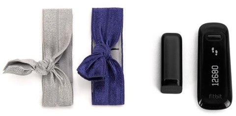 Griffin Ribbon Wristband - Opaski do Fitbit i Sony SmartBand (zestaw srebrny i fioletowy) Griffin Ribbon Wristband - Opaski do Fitbit i Sony SmartBand (zestaw srebrny i fioletowy)