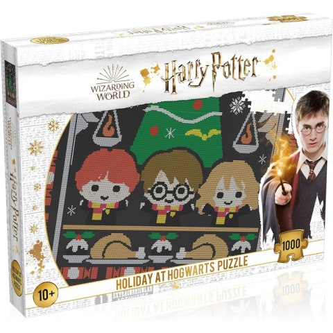 Harry Potter - Puzzle 1000 elementów w ozdobnym pudełku (Holidays at Hogwarts) Harry Potter - Puzzle 1000 elementów w ozdobnym pudełku (Holidays at Hogwarts)