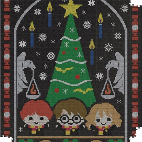 Harry Potter - Puzzle 1000 elementów w ozdobnym pudełku (Holidays at Hogwarts) Harry Potter - Puzzle 1000 elementów w ozdobnym pudełku (Holidays at Hogwarts)