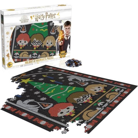 Harry Potter - Puzzle 1000 elementów w ozdobnym pudełku (Holidays at Hogwarts) Harry Potter - Puzzle 1000 elementów w ozdobnym pudełku (Holidays at Hogwarts)