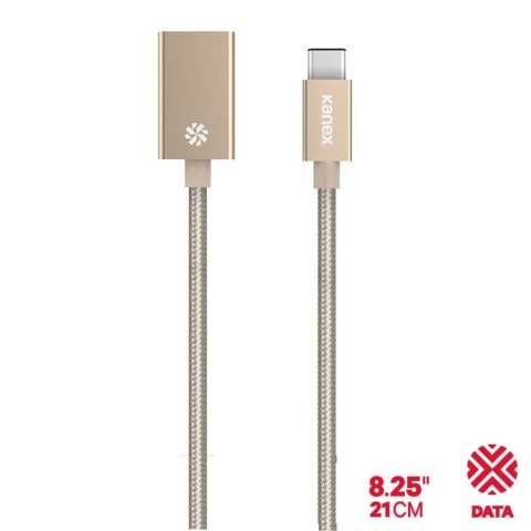 Kanex przejściówka DuraBraid™ Aluminium z USB-C na USB 3.0 typ A (Gold) Kanex przejściówka DuraBraid™ Aluminium z USB-C na USB 3.0 typ A (Gold)