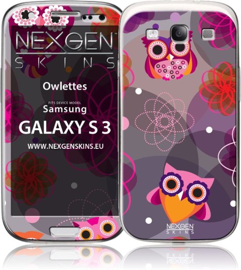 Nexgen Skins - Zestaw skórek na obudowę z efektem 3D Samsung GALAXY S III (Owlettes 3D) Nexgen Skins - Zestaw skórek na obudowę z efektem 3D Samsung GALAXY S III (Owlettes 3D)