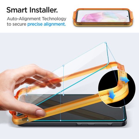 Spigen Alm Glas.TR 2-Pack - Szkło hartowane do Samsung Galaxy A35 5G (2 szt.) (Przezroczysty) Spigen Alm Glas.TR 2-Pack - Szkło hartowane do Samsung Galaxy A35 5G (2 szt.) (Przezroczysty)
