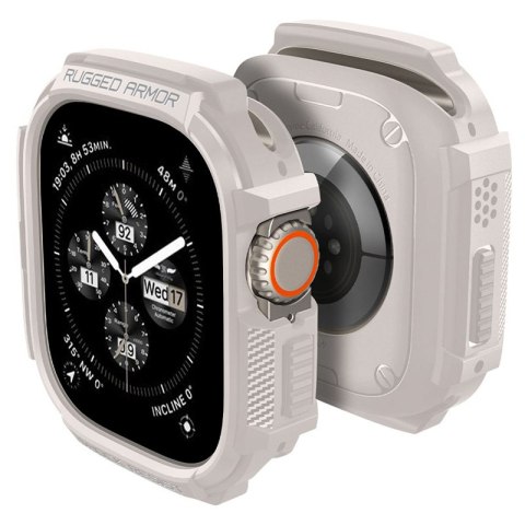 Spigen Rugged Armor - Obudowa do Apple Watch Ultra 1/2 49 mm (Dune Beige) Spigen Rugged Armor - Obudowa do Apple Watch Ultra 1/2 49 mm (Dune Beige)