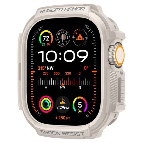Spigen Rugged Armor - Obudowa do Apple Watch Ultra 1/2 49 mm (Dune Beige) Spigen Rugged Armor - Obudowa do Apple Watch Ultra 1/2 49 mm (Dune Beige)