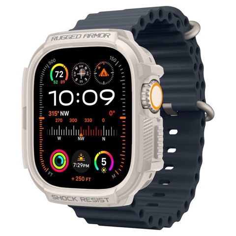 Spigen Rugged Armor - Obudowa do Apple Watch Ultra 1/2 49 mm (Dune Beige) Spigen Rugged Armor - Obudowa do Apple Watch Ultra 1/2 49 mm (Dune Beige)