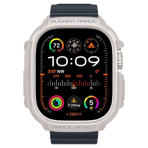 Spigen Rugged Armor - Obudowa do Apple Watch Ultra 1/2 49 mm (Dune Beige) Spigen Rugged Armor - Obudowa do Apple Watch Ultra 1/2 49 mm (Dune Beige)